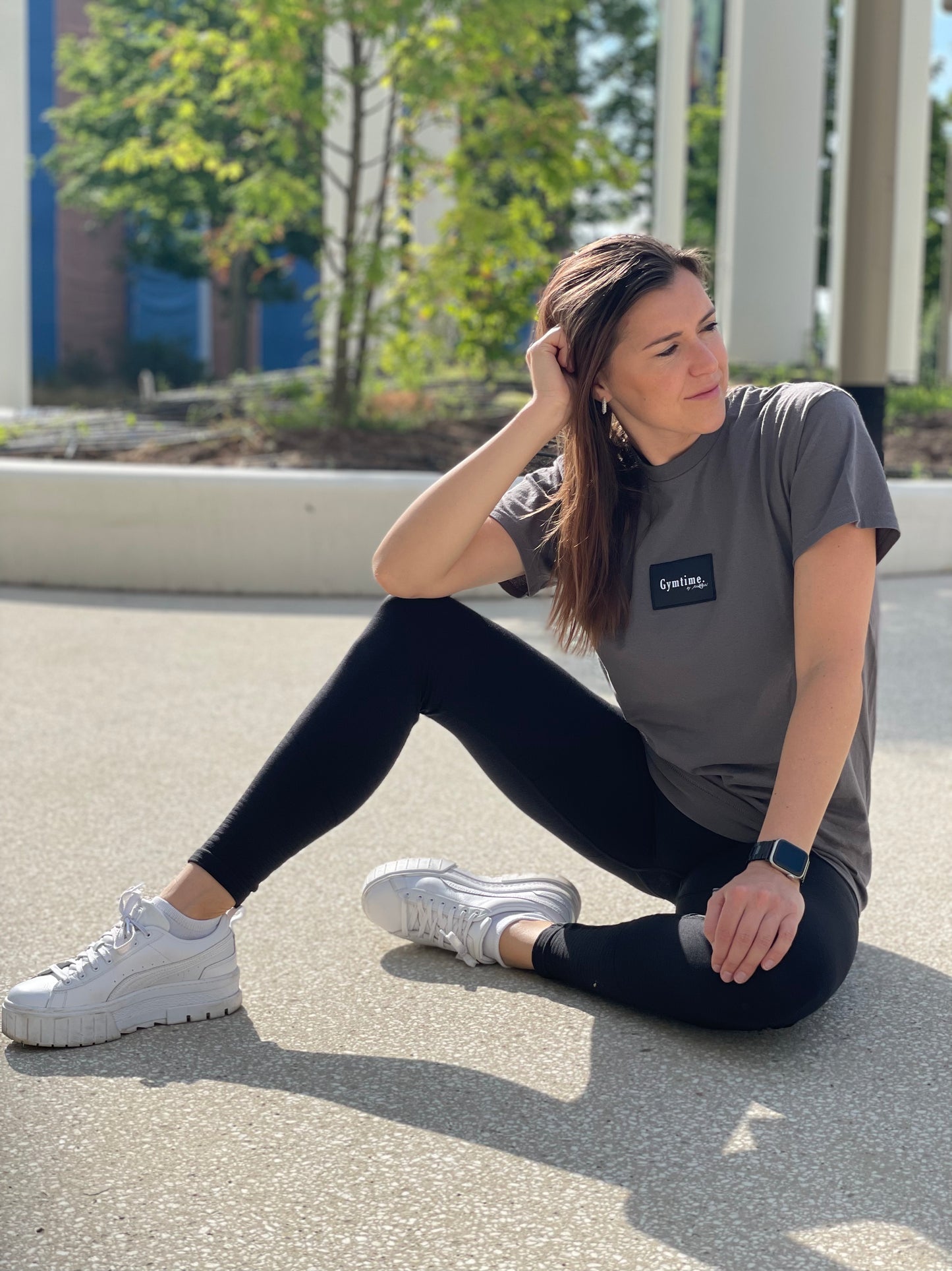 "Gymtime" Patch T-Shirt